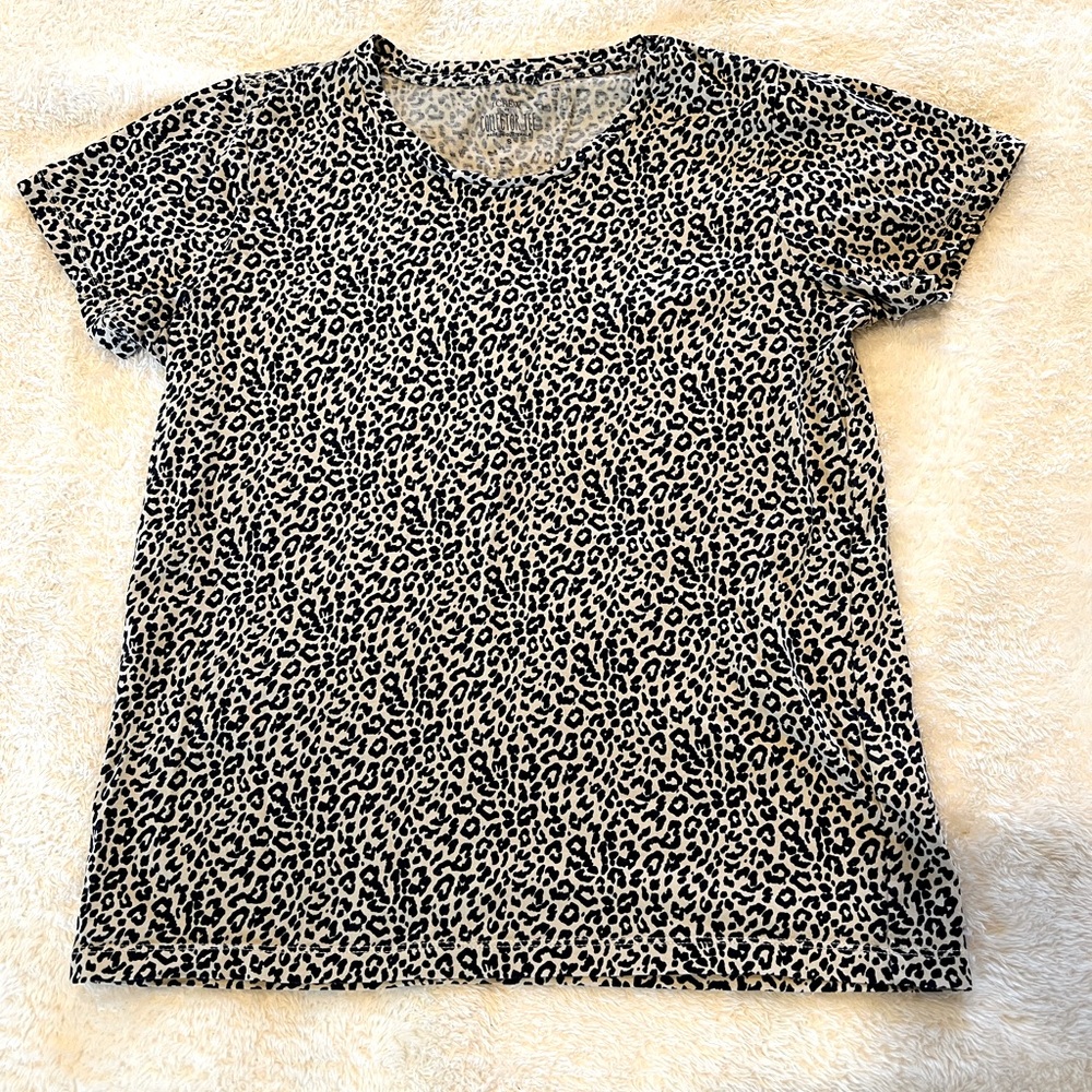 ✨✨J.CREW COLLECTOR TEE Cheetah 🐆 Print